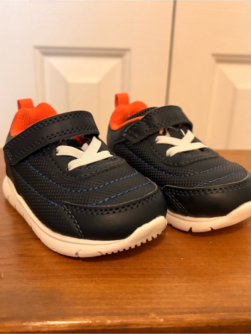 Carter’s Navy and Orange Athletic Sneakers - Comfortable Everyday Shoe